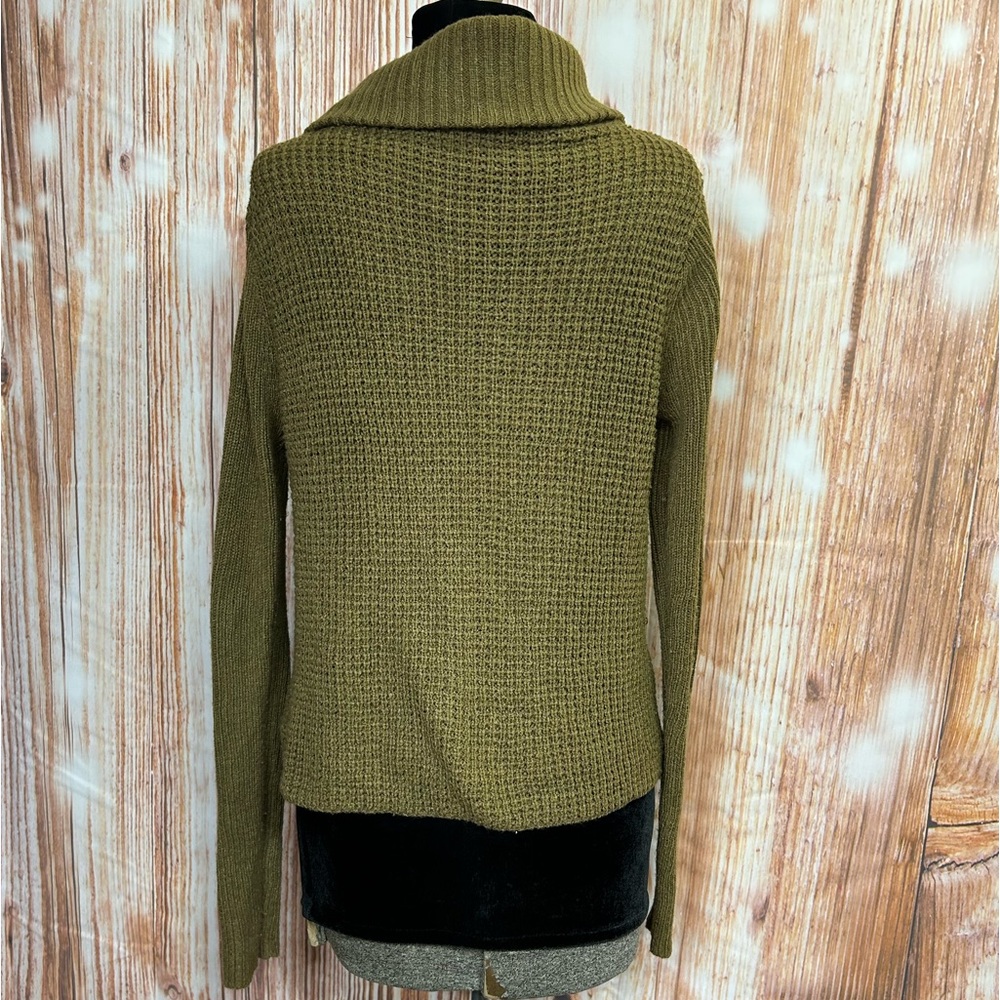 Poof! Waffle Knit Side‎ Zip Sweater - Picture 6 of 9